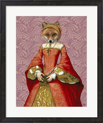 Framed Fox Queen Print
