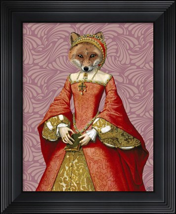 Framed Fox Queen Print