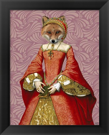 Framed Fox Queen Print