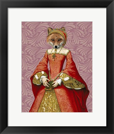 Framed Fox Queen Print