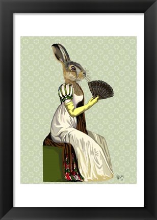 Framed Miss Hare Print