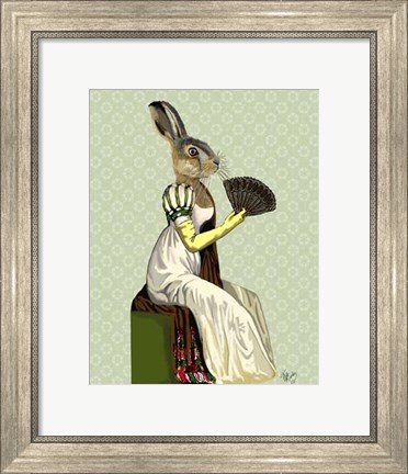 Framed Miss Hare Print