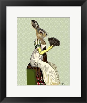 Framed Miss Hare Print