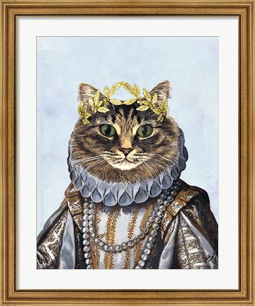 Framed Cat Queen Print