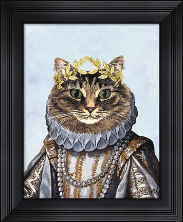 Framed Cat Queen Print
