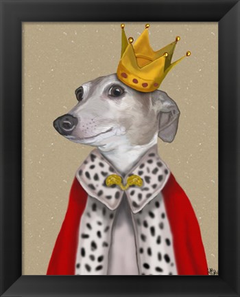 Framed Greyhound Queen Print