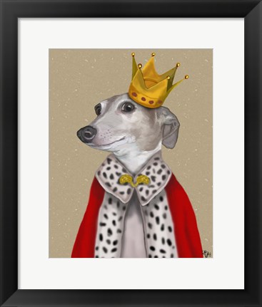 Framed Greyhound Queen Print