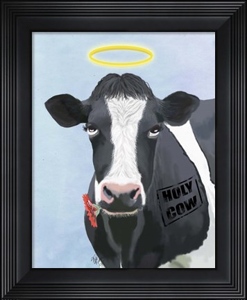 Framed Holy Cow Print