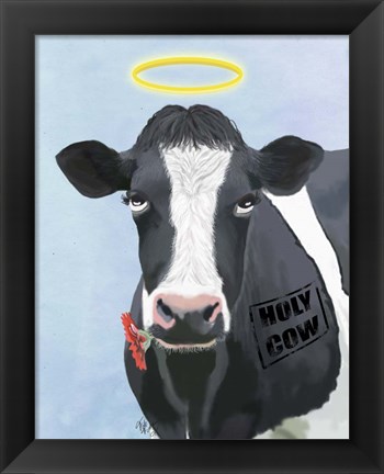 Framed Holy Cow Print