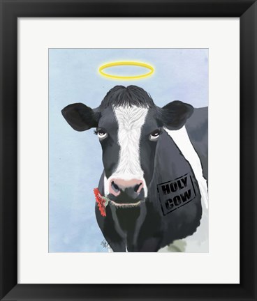 Framed Holy Cow Print