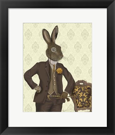 Framed Dapper Hare Print