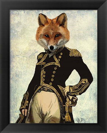 Framed Admiral Fox Full II Print