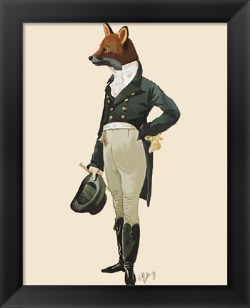 Framed Dandy Fox Full Print