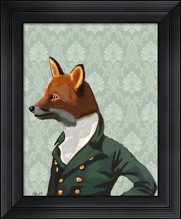 Framed Dandy Fox Portrait Print