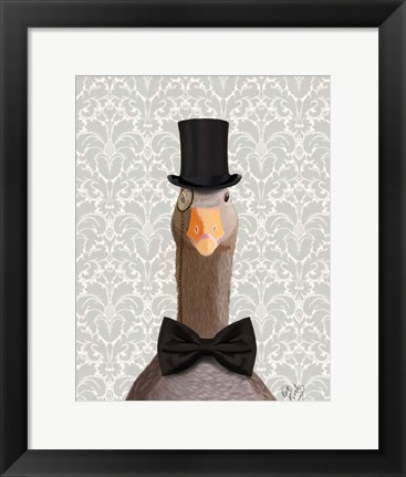 Framed Distinguished Goose Print