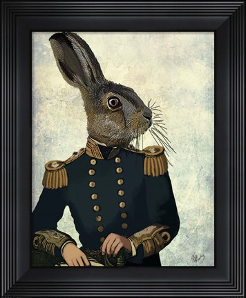 Framed Lieutenant Hare Print