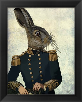 Framed Lieutenant Hare Print