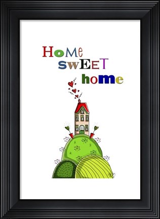 Framed Home Sweet Home Print