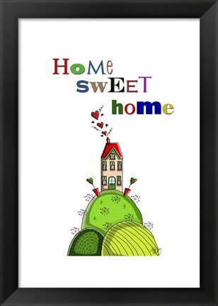 Framed Home Sweet Home Print