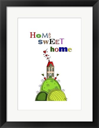 Framed Home Sweet Home Print