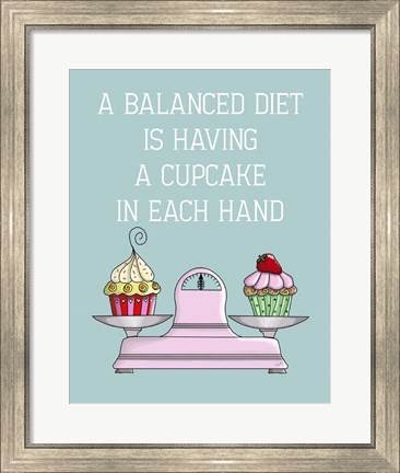 Framed Balanced Diet Print