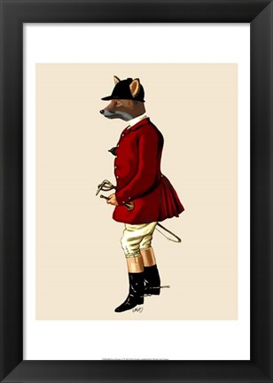 Framed Fox Hunter 1 Print