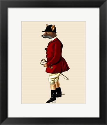 Framed Fox Hunter 1 Print