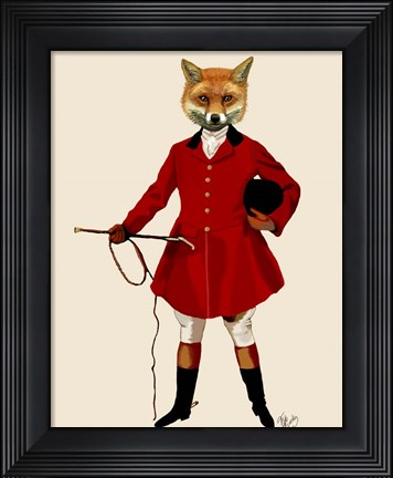 Framed Fox Hunter 2 Full Print