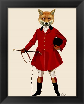 Framed Fox Hunter 2 Full Print