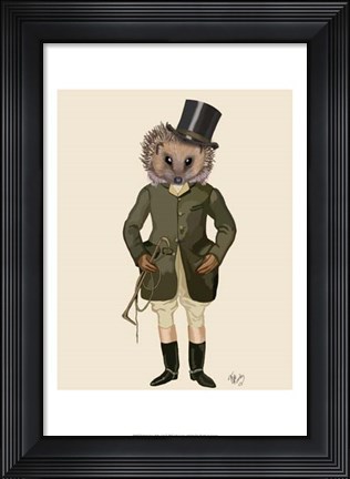 Framed Hedgehog Rider Full Print