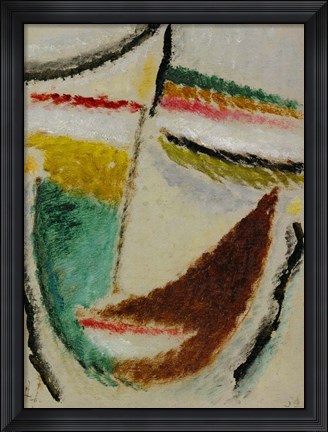 Framed Head - Dreaming Woman, 1934 Print