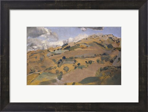 Framed Landscape in Provence Print
