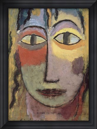 Framed Head of Medusa, 1923 Print