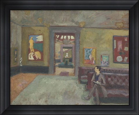 Framed Room in the Second Post-Impressionist Exhibition in 1912 Print