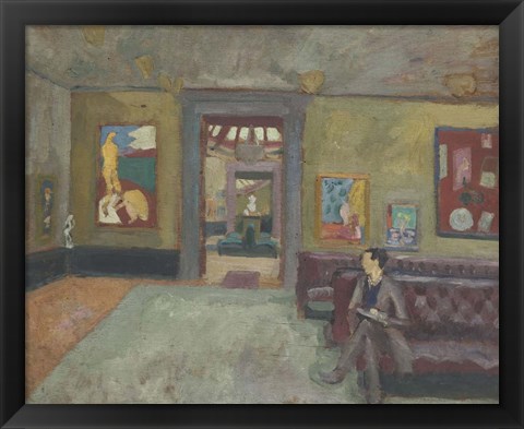 Framed Room in the Second Post-Impressionist Exhibition in 1912 Print