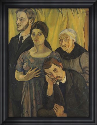 Framed Family Portrait, 1912 Print