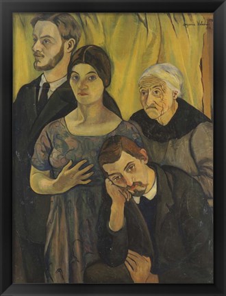 Framed Family Portrait, 1912 Print