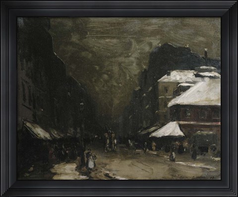Framed Snow, 1899 Print