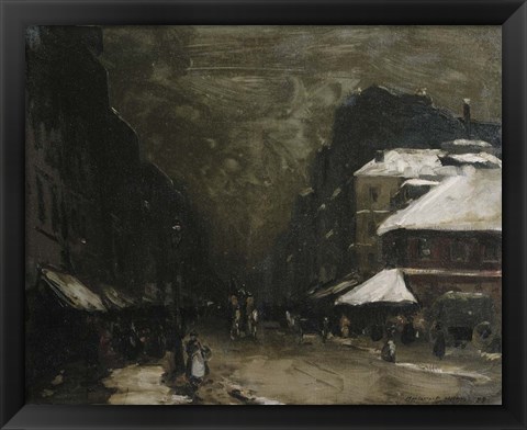 Framed Snow, 1899 Print