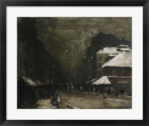 Framed Snow, 1899 Print