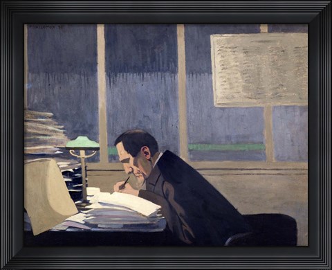 Framed Felix Feneon at La Revue Blanche Print