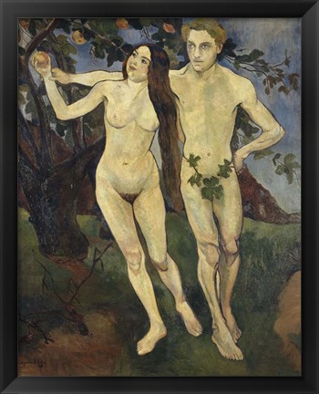 Framed Adam and Eve, 1979 Print