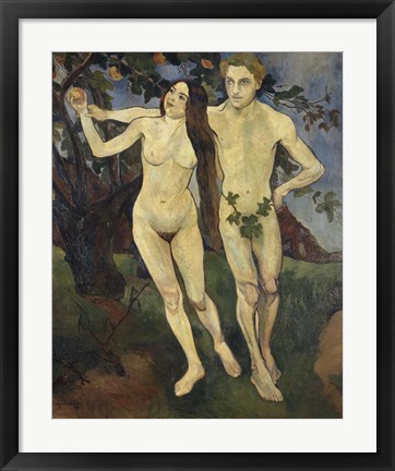 Framed Adam and Eve, 1979 Print