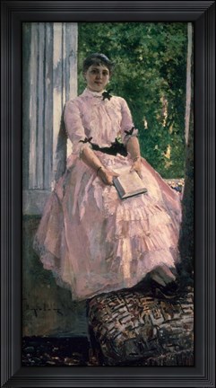 Framed Portrait of Mrs Ljubatovic Print