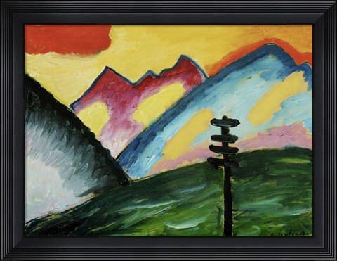 Framed Loneliness, 1912 Print