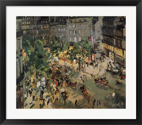 Framed Boulevard des Capucines, Paris Print