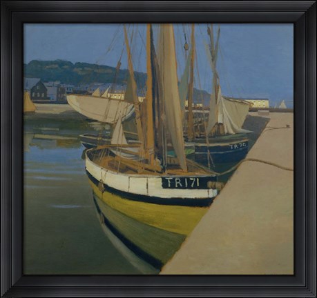 Framed Harbor Print