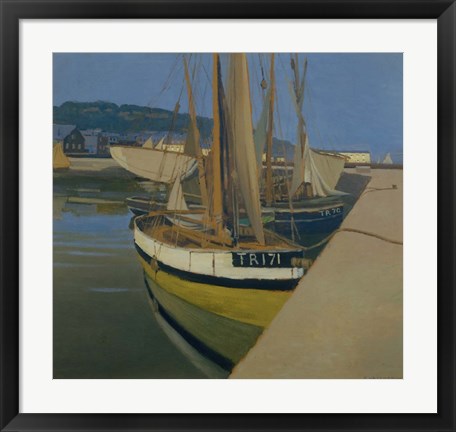 Framed Harbor Print