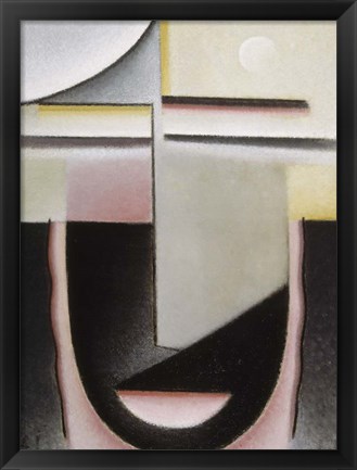 Framed Abstract Head: Dawn, 1928 Print