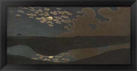 Framed Moonligh,t c. 1895 Print
